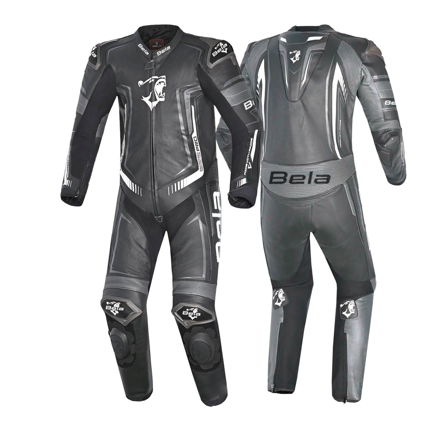 BELA BEAST TUTA NERA/BIANCA/GRIGIO SCURO TUTA INTERA (1 PEZZO) 