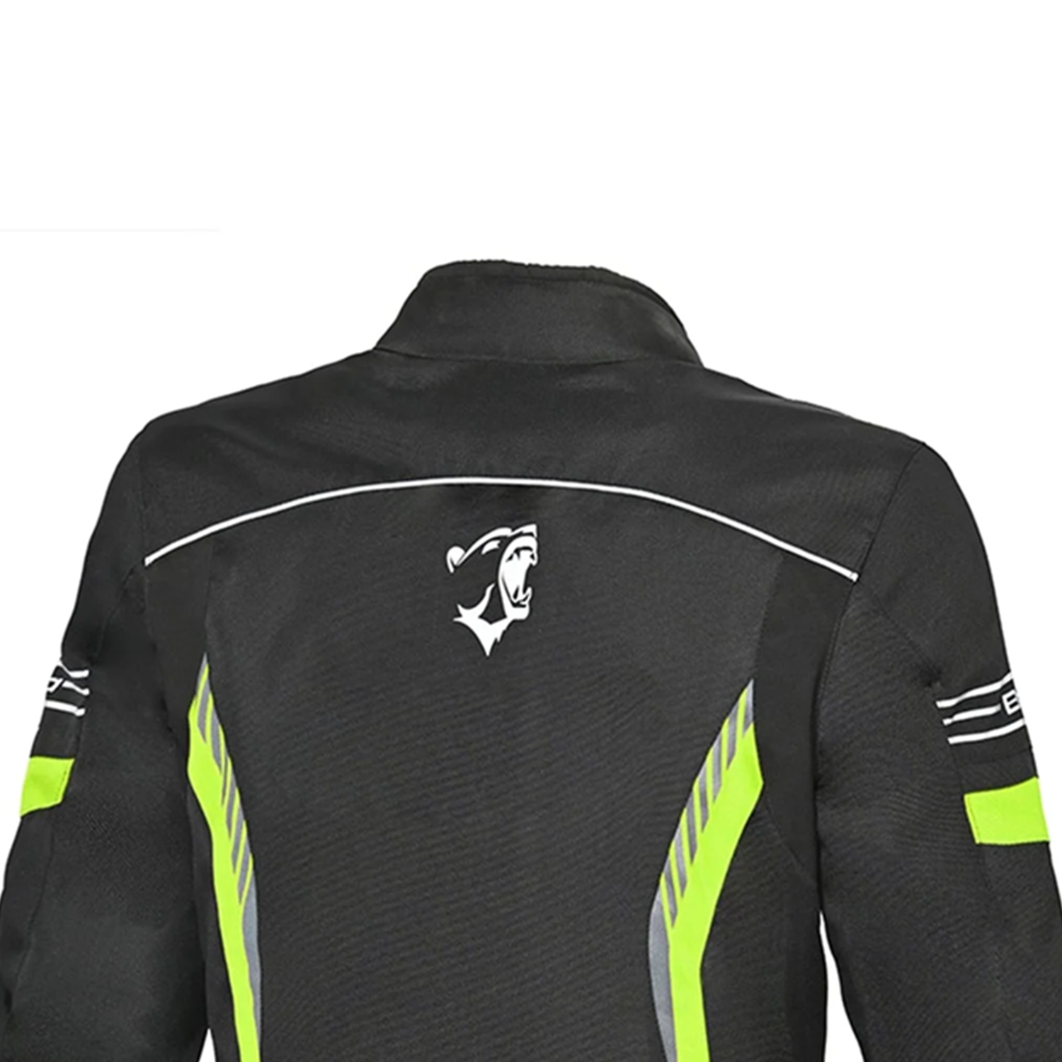 BELA BRADLEY GIACCA UOMO MOTO NERO GIALLO FLUO 