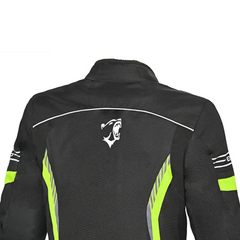 BELA BRADLEY GIACCA UOMO MOTO NERO GIALLO FLUO 