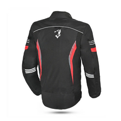BELA BRADLEY GIACCA UOMO MOTO NERO ROSSO 
