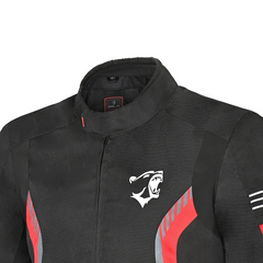 BELA BRADLEY GIACCA UOMO MOTO NERO ROSSO 