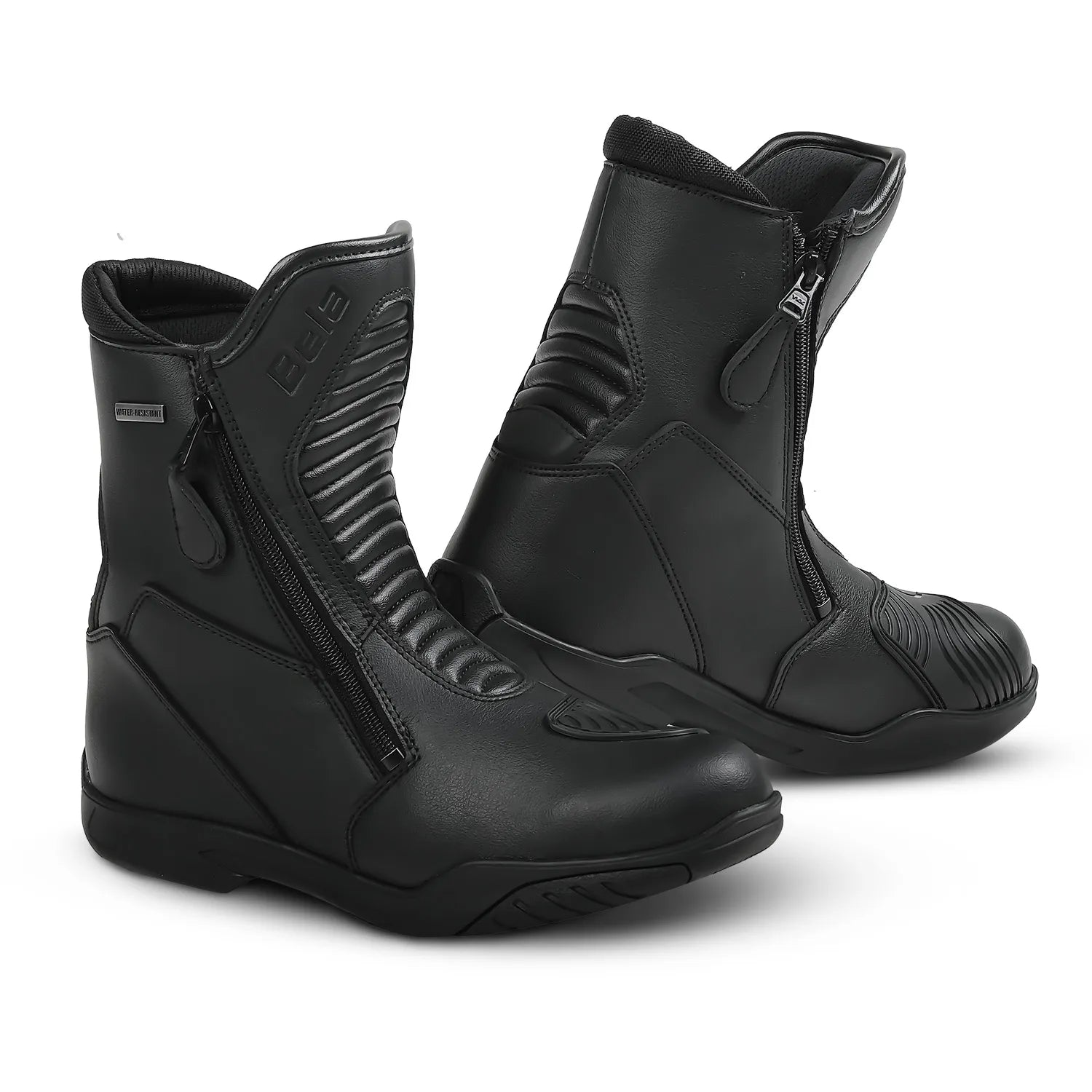 BELA RIO WR BOTAS DE MOTO PIEL NEGRO 