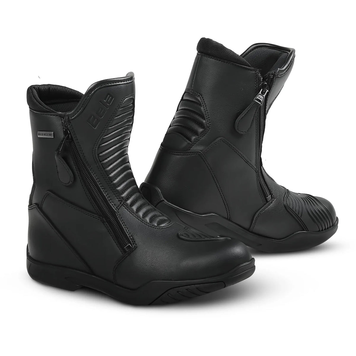 BELA RIO WR BOTAS DE MOTO PIEL NEGRO 