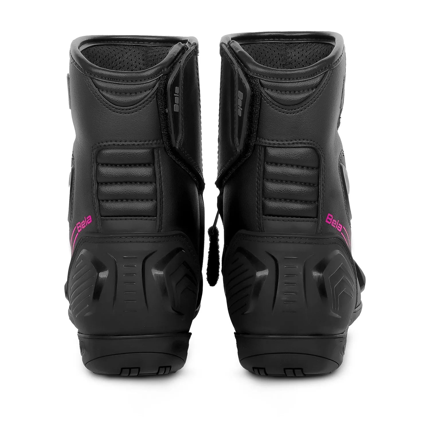 BELA FASTER 2.0  STIVALI DI MOTO NERO ROSA 
