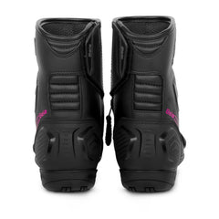 BELA FASTER 2.0  STIVALI DI MOTO NERO ROSA 
