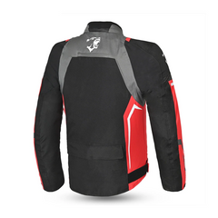 BELA CORDANIEL GIACCA MOTO NERA SCURO GRIGIO ROSSO 