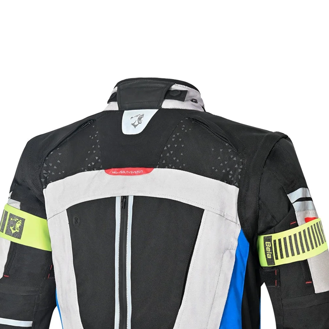 BELA CROSSROAD EXTREME WP GIACCA UOMO MOTO GHIACCIO BLU NERO 