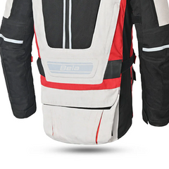 BELA CROSSROAD EXTREME WP GIACCA UOMO MOTO GRIGIO GHIACCIO ROSSO 