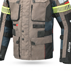 BELA CROSSROAD EXTREME WP GIACCA UOMO MOTO NAVY MARRONE 