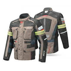 BELA CROSSROAD EXTREME WP GIACCA UOMO MOTO NAVY MARRONE 