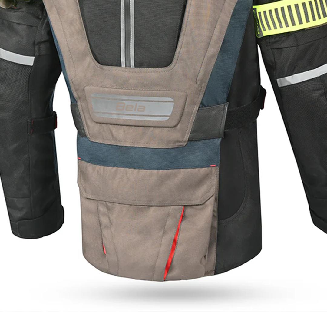 BELA CROSSROAD EXTREME WP GIACCA UOMO MOTO NAVY MARRONE 