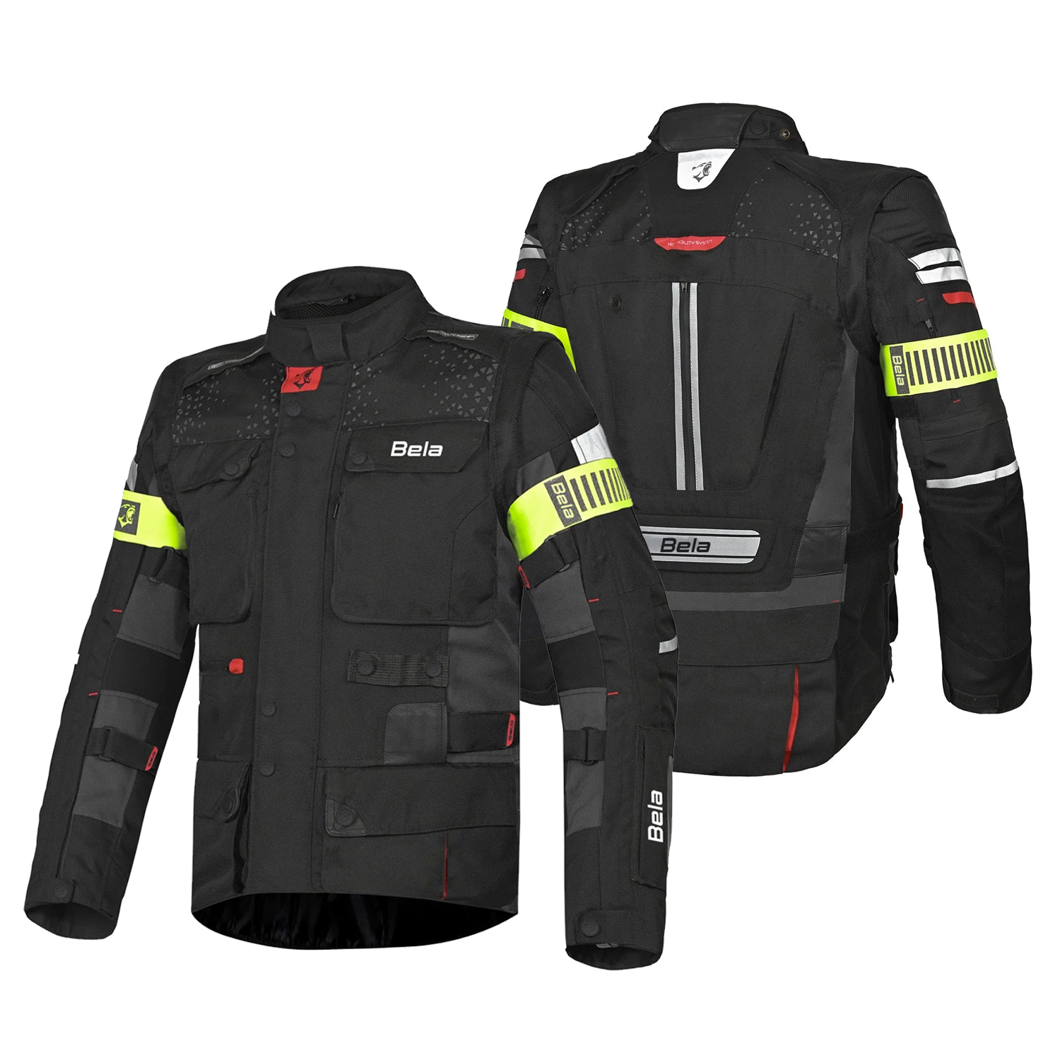 BELA CROSSROAD EXTREME WP GIACCA UOMO MOTO NERO ANTRACITE 