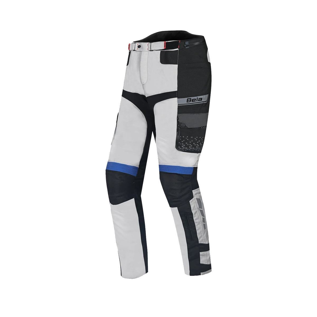 BELA CROSSROAD EXTREME WP PANTALONI UOMO MOTO GHIACCIO BLU NERO 