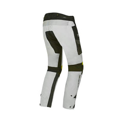BELA CROSSROAD EXTREME WP PANTALONI UOMO MOTO TESSUTO GHIACCIO GRIGIO GIALLO FLUO 