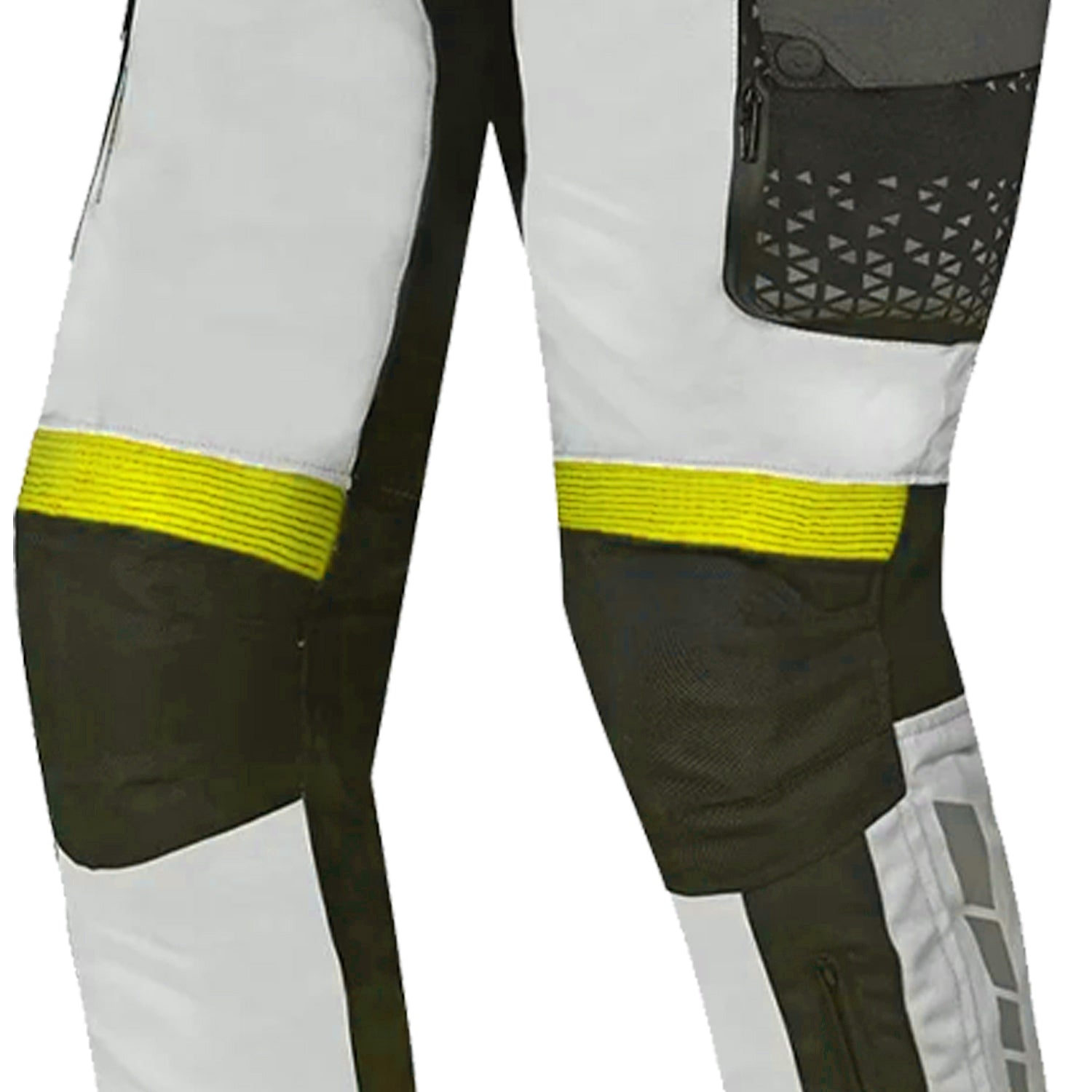 BELA CROSSROAD EXTREME WP PANTALONI UOMO MOTO TESSUTO GHIACCIO GRIGIO GIALLO FLUO 