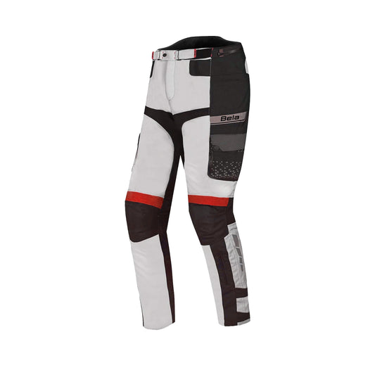 Pantalones de tela impermeables Bela Crossroad Extreme WP color hielo/negro/rojo  – Yamoto.it