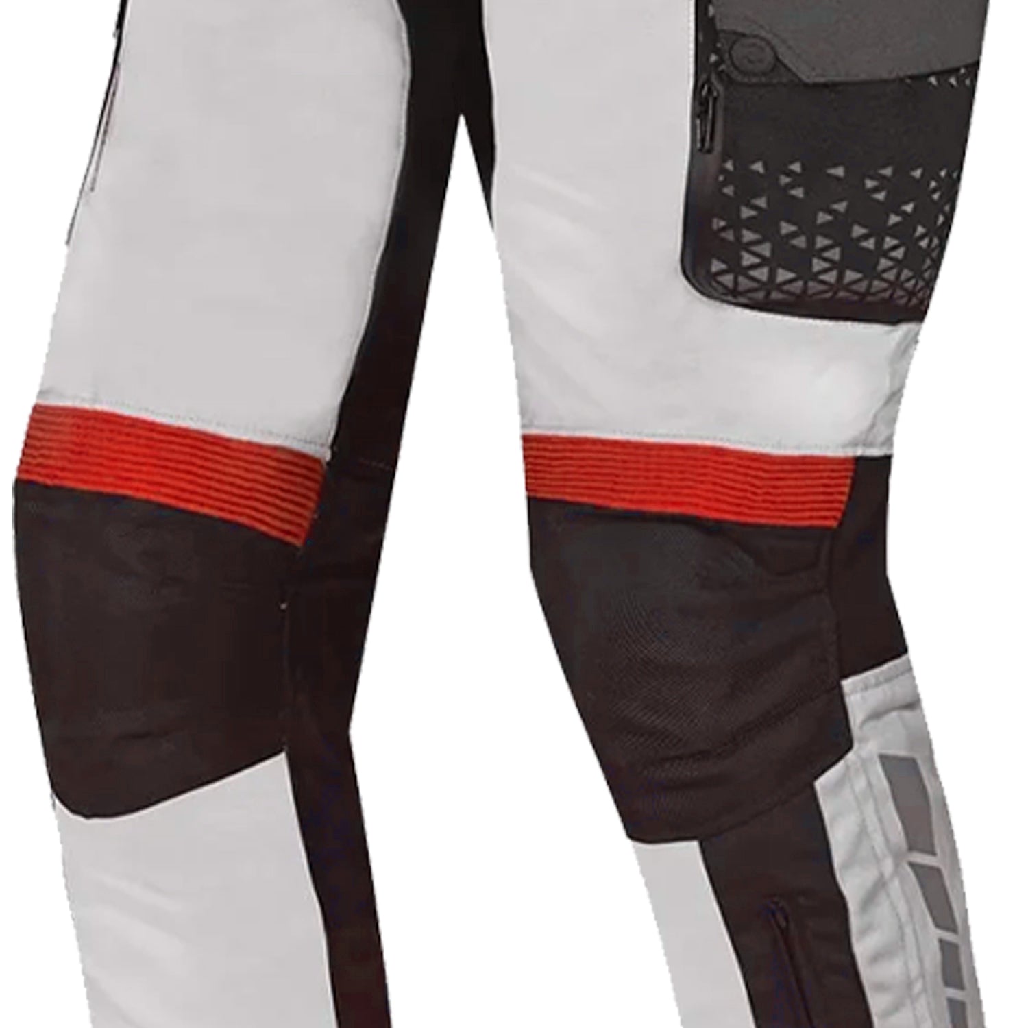 BELA CROSSROAD EXTREME WP PANTALONI UOMO MOTO TESSUTO GHIACCIO GRIGIO ROSSO 