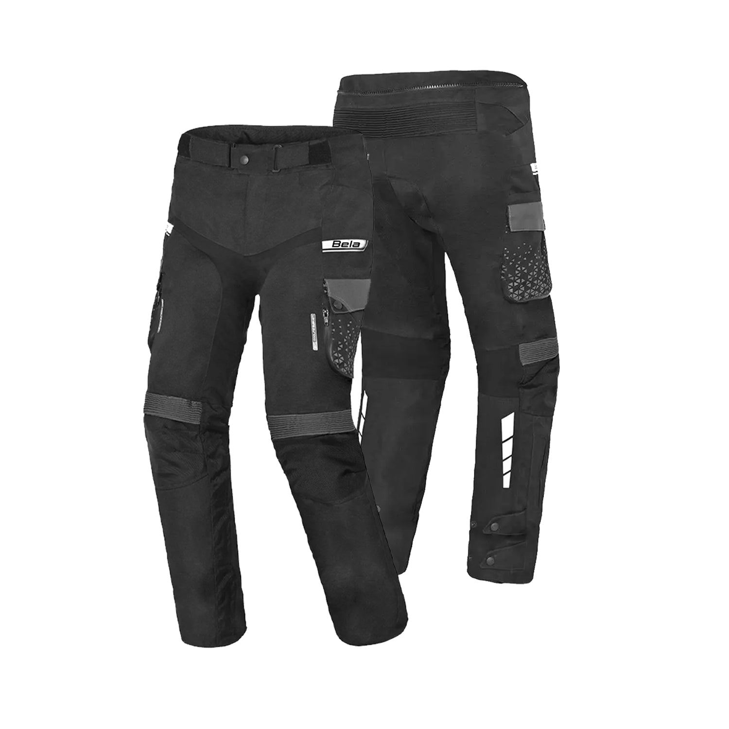 BELA CROSSROAD EXTREME WP PANTALONI UOMO MOTO TESSUTO NERO ANTRACITE 