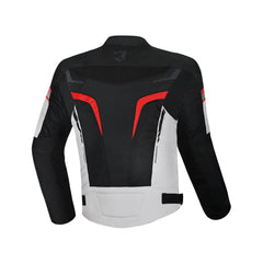 BELA SPRINTER GIACCA DI MOTO DUE STRATI UOMO NERO GHIACCIO ROSSO 