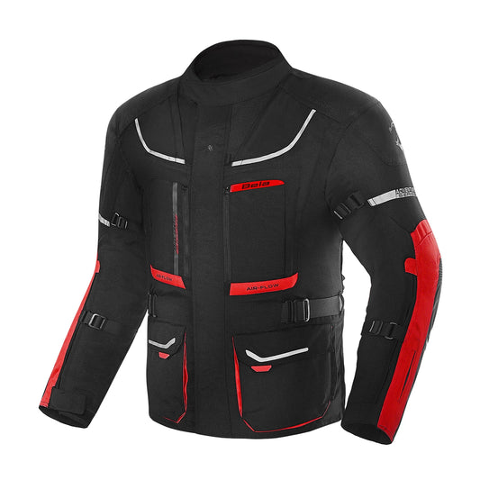 Chaqueta de turismo Bela Transformer 3 en 1 negra/roja – Yamoto.it