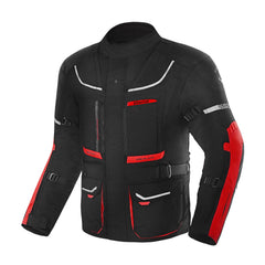 BELA TRANSFORMER 3 IN 1 GIACCA DI MOTO TURISMO NERO ROSSO 