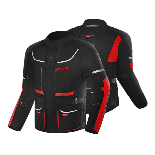 Chaqueta de turismo Bela Transformer 3 en 1 negra/roja – Yamoto.it