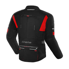 BELA TRANSFORMER 3 IN 1 GIACCA DI MOTO TURISMO NERO ROSSO 