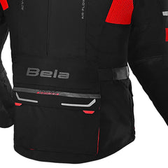 BELA TRANSFORMER 3 IN 1 GIACCA DI MOTO TURISMO NERO ROSSO 