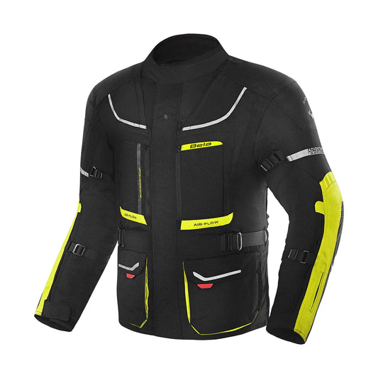 BELA TRANSFORMER 3 IN 1 GIACCA DI MOTO TURISMO NERO GIALLO FLUOR – Yamoto.it