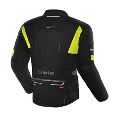 BELA TRANSFORMER 3 IN 1 GIACCA DI MOTO TURISMO NERO GIALLO FLUOR 