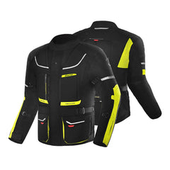 BELA TRANSFORMER 3 IN 1 GIACCA DI MOTO TURISMO NERO GIALLO FLUOR 