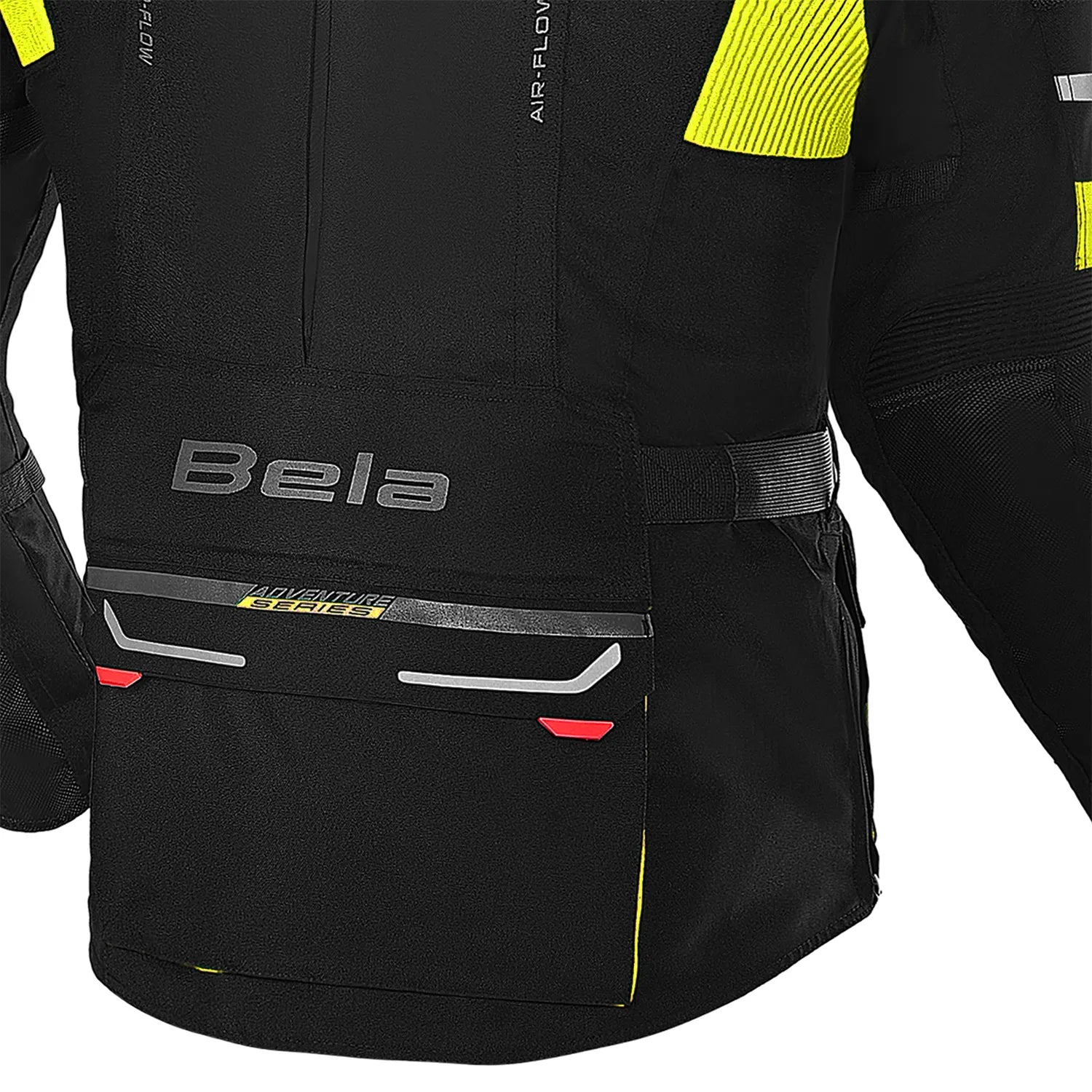 BELA TRANSFORMER 3 IN 1 GIACCA DI MOTO TURISMO NERO GIALLO FLUOR 