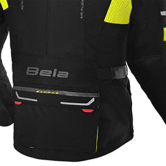 BELA TRANSFORMER 3 IN 1 GIACCA DI MOTO TURISMO NERO GIALLO FLUOR 