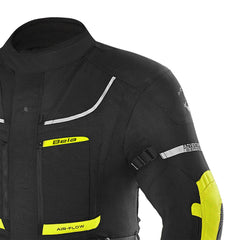 BELA TRANSFORMER 3 IN 1 GIACCA DI MOTO TURISMO NERO GIALLO FLUOR 