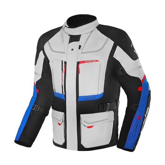 BELA TRANSFORMER GIACCA DI MOTO TURISMO GRIGIO NERO BLU – Yamoto.it