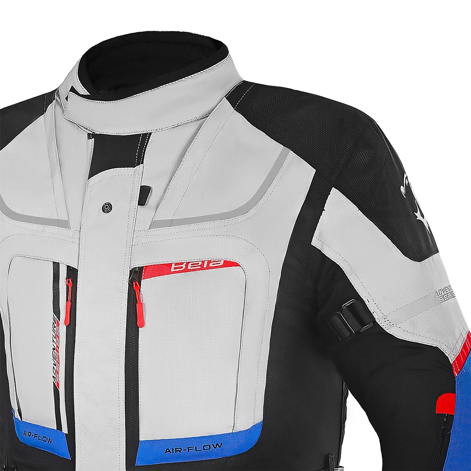 BELA TRANSFORMER GIACCA DI MOTO TURISMO GRIGIO NERO BLU 