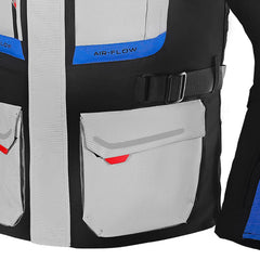 BELA TRANSFORMER GIACCA DI MOTO TURISMO GRIGIO NERO BLU 