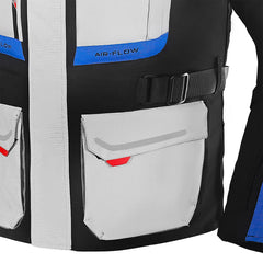 BELA TRANSFORMER GIACCA DI MOTO TURISMO GRIGIO NERO BLU 