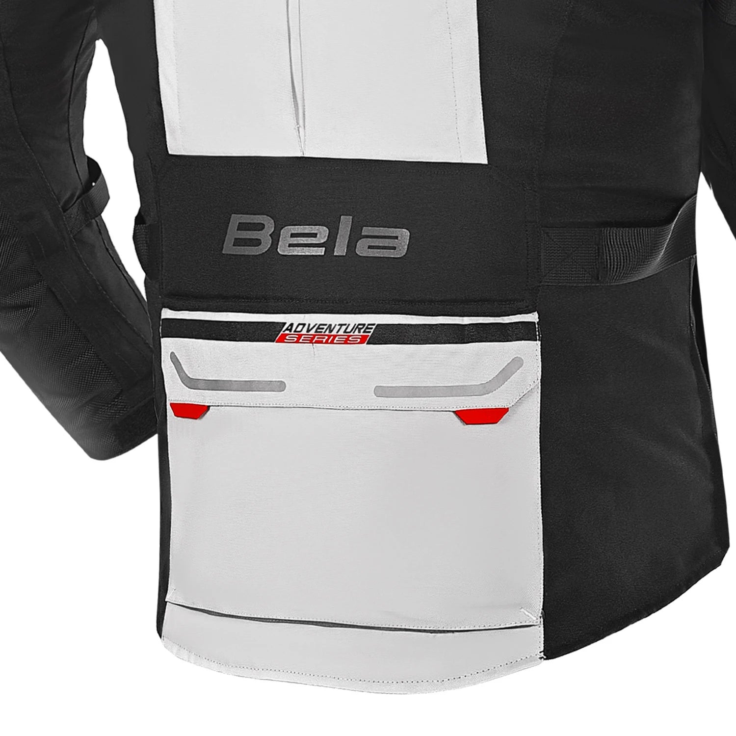 BELA TRANSFORMER 3IN1 GIACCA DI MOTO TURISMO GRIGIO NERO ROSSO 
