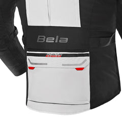 BELA TRANSFORMER 3IN1 GIACCA DI MOTO TURISMO GRIGIO NERO ROSSO 