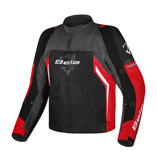 BELA CORDANIEL GIACCA DI MOTO NERO BUIO GRIGIO ROSSO – Yamoto.it