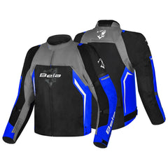 BELA CORDANIEL GIACCA DI MOTO UOMO NERO GRIGIO BLU 