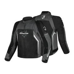 BELA CORDANIEL GIACCA DI MOTO UOMO NERO GRIGIO SCURO 