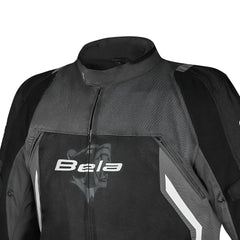 BELA CORDANIEL GIACCA DI MOTO UOMO NERO GRIGIO SCURO 