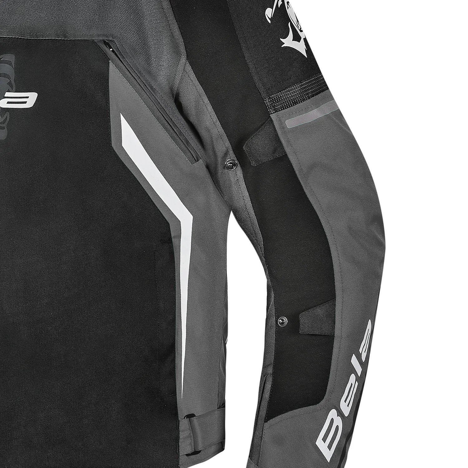 BELA CORDANIEL GIACCA DI MOTO UOMO NERO GRIGIO SCURO 