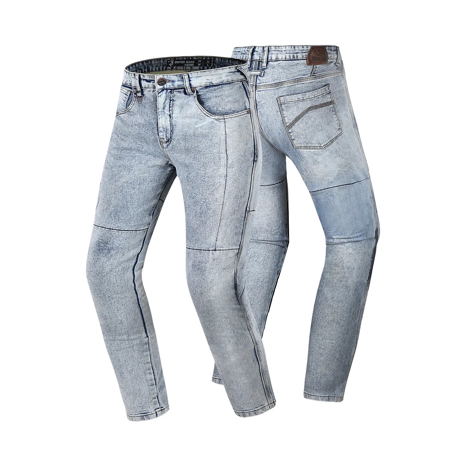 BELA DRIFTER 32L JEANS DI MOTO UOMO BLU 
