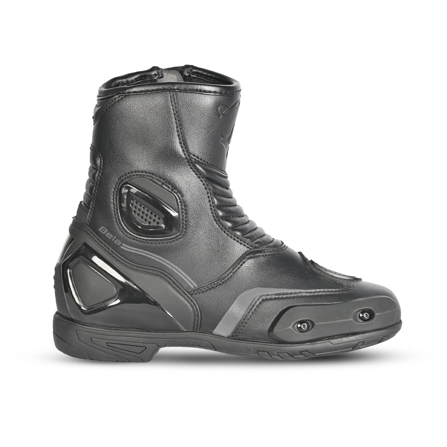 BELA FASTER 2.0 STIVALI MOTO NERO GRIGIO 