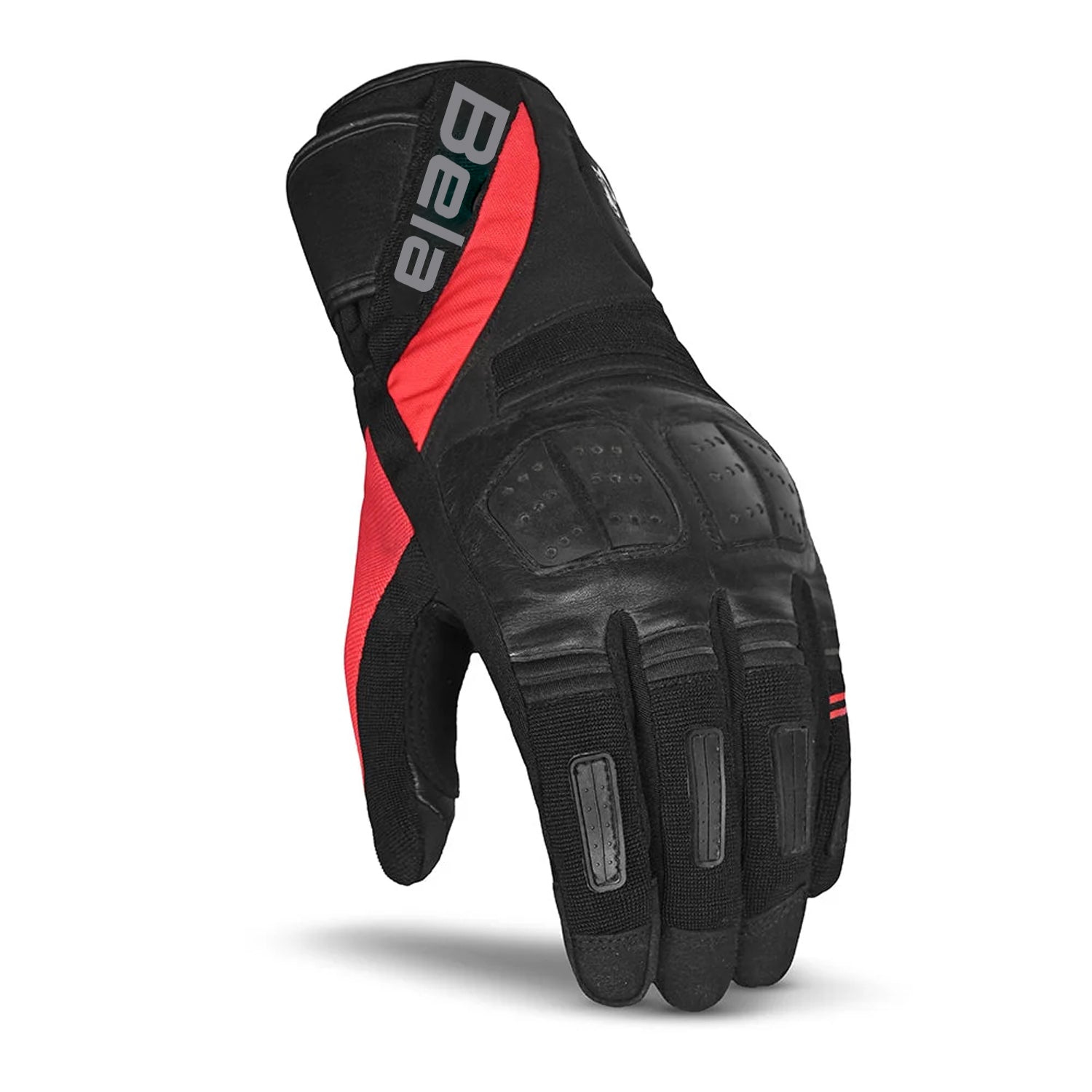 BELA GUANTI PIEL HIGHWAY WINTER WP NERO/ROSSO 