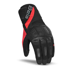 BELA GUANTI PIEL HIGHWAY WINTER WP NERO/ROSSO 