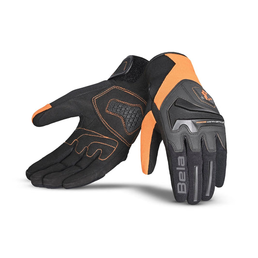 Bela - Star Fabric Glove Black/Orange – Yamoto.it
